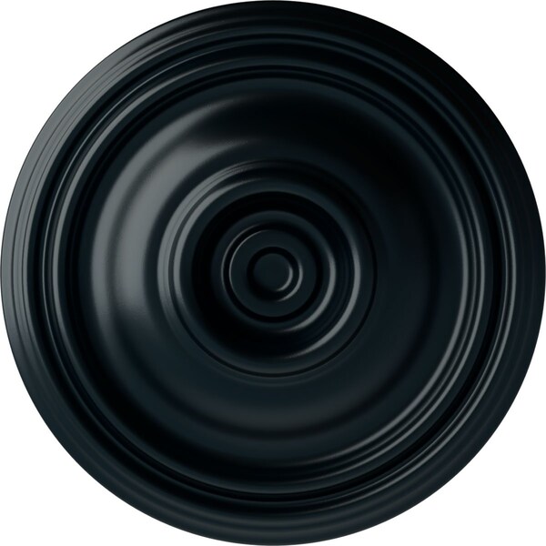 Ekena Millwork Traditional Ceiling Medallion (Fits Canopies up to 4"), Hnd-Painted Night Shade, 14 3/4"OD x 1 3/4"P CM14TRNSF - main